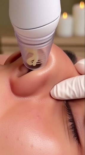 Most Satisfying Sebaceous Filament Vacuum ASMR Ever! Nose Strip Level Deep Clean for Stress Relief