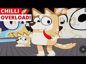 Bluey | Chilli Overload 🌶 | Bluey Games & Pretend Play | Disney Jr | ABC Kids