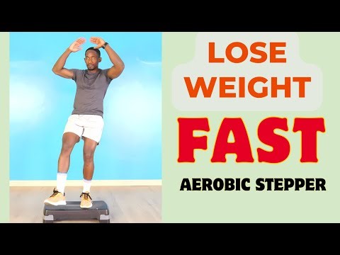 AEROBIC STEPPER EXERCISES FOR FAST WEIGHT LOSS - Beginner and Senior Friendly