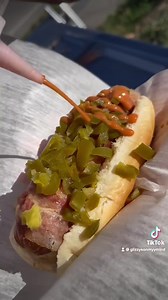 1.6K views · 23 reactions | Dougies bacon wrapped polish glizzy with cooked onions 﫣襤笠 | Glizzys | Facebook