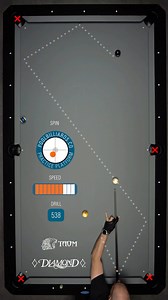 Four rails for the 9 to the side pocket 💪🏻 🎯 Dedicated practice page: 🔒 www.poolbilliards.co/538 🔑 Membership required #pool #billiards #app #8ball #9ball #10ball | PoolBilliards.co