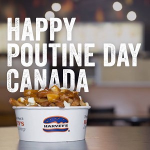 5K views · 162 reactions | Happy National Poutine Day! Now...if Justin Trudeau made this a day that we all got off work, we think that would be just gravy.  | Harvey's | Facebook