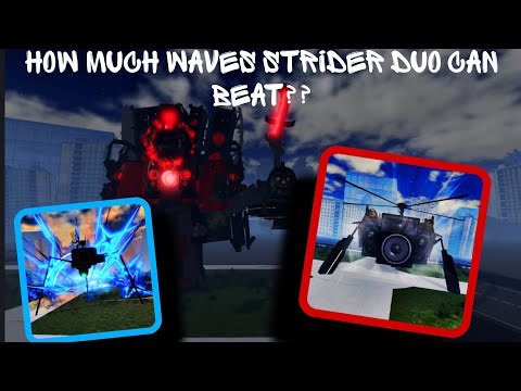 Best Strider Duo #vs Zombie mode | ST Blockade Battlefront | #skibiditoilet #roblox #blockade #epic