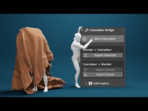 Cascadeur addon for Blender for FREE
