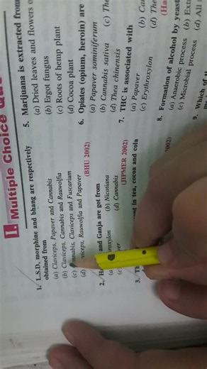 biology questions for competitive exams