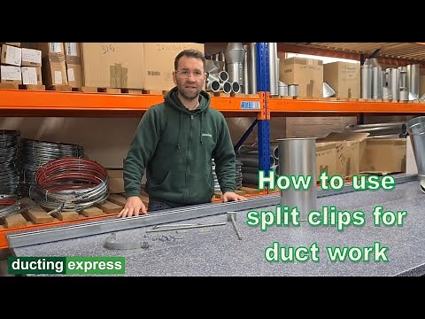 How to install a split clip for ductwork | Ducting Express