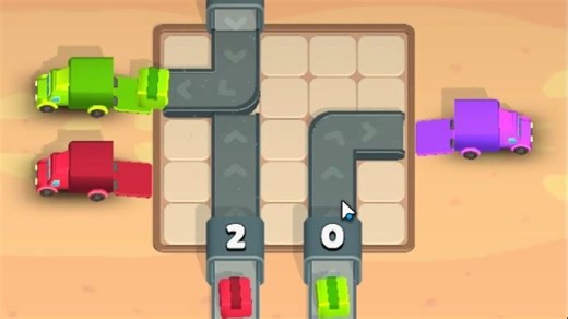 (传送带华容道) Pack Path #Block Jam#传送带#挪车#三色挪车#异星工厂#沙雕小游戏