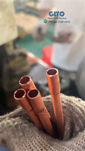 Copper Tube End Forming for Condenser Fitting