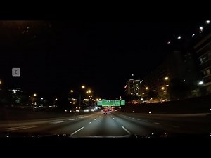 ASMR Highway Driving 4K | Atlanta Night Driving | I-85 N (No Music)