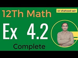 FSC Math Part 2 Chapter 4 || Exercise 4.2 Introduction To Analytic Geometry || 12Th Class Math