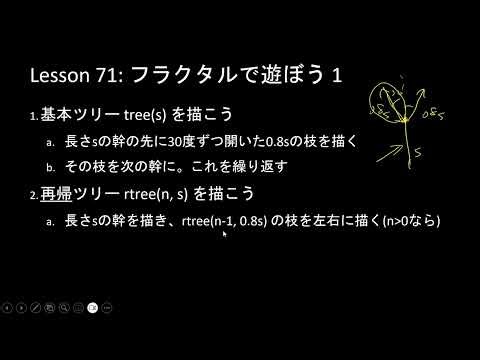 だれでもPython入門編 071回: フラクタルで遊ぼう 1