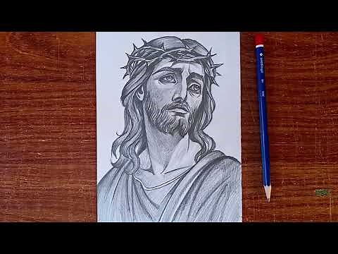 How to Draw Jesus for Beginners | Easy Step by Step Pencil Drawing Tutorial