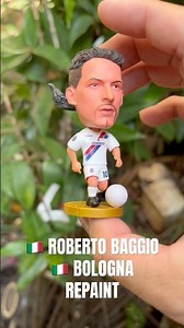 Baggio Bologna repaint Soccerwe Kodoto football figure toy - Tượng vẽ tay #shorts