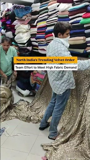 Velvet Brasso Fabric | Real Store Experience | Fabric Store Delhi