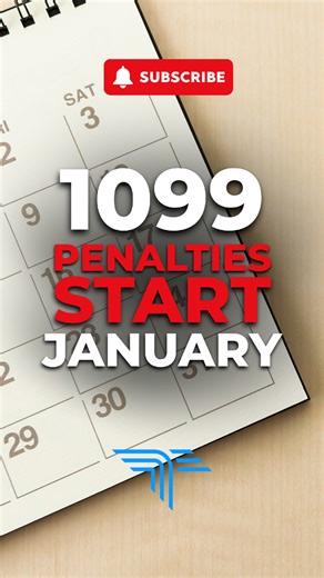 ⚠️ January is when 1099 penalties begin. Most business owners think tax problems start in April. They actually start in January. 📄 1099s due ❌ Contractors forgotten ❌ Wrong forms filed 💸 Penalties per form This is one of the fastest ways to start the year behind. I break down what the deadline actually is and how to avoid easy penalties on the podcast. Link in bio 🔗