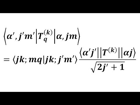 Proving The Wigner-Eckart Theorem | Quantum Mechanics