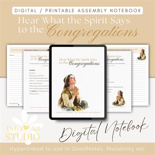 2025-2026 Circuit Assembly JW Digital Notebook: Hear What the Spirit Says (digital - PDF Download) - Etsy