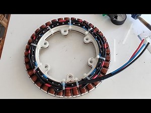 Washing machine motor rewinding for use with BLDC controller