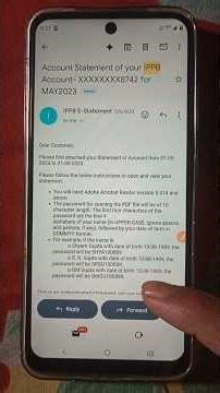 ippb account statement email pdf file password 🔑 | India post payment bank account statement pdf opn