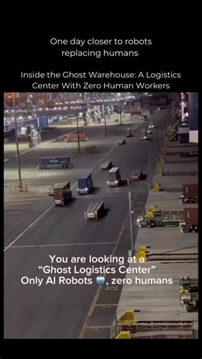 Robotics on Instagram: "Follow @robotics to learn something NEW everyday 🚀 This is a ghost warehouse, a logistics center powered entirely by AI robots. No employees, no lighting, no downtime. Every package is sorted, stacked, and moved by machines operating around the clock with flawless accuracy. A fully automated future is no longer coming… it’s already running. Media: @moh_in_shenzhen #ai #artificial #artificialintelligence #aiagents #chatgpt #openai #grok #business #machine #machines #facto