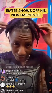 55K views · 2.5K reactions | Emtee show of his new Hairstyle  | SA Hip Hop & Amapiano Wave | Facebook
