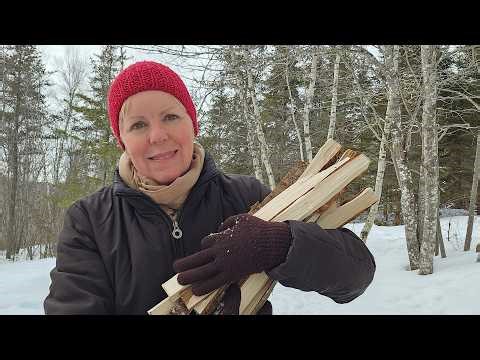 How I Chop Kindling - EASY Using The Kindling Cracker Tool