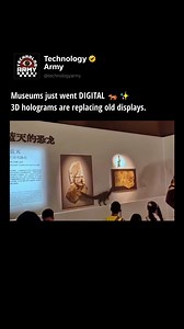 TechnologyARMY on Instagram: "Museums are stepping into the future—replacing static animal displays with fully interactive 3D holograms. 🐅✨ Using projection mapping, motion tracking, and volumetric imaging, visitors can watch animals move, breathe, hunt, and interact with their environment in stunning detail. This isn’t just a museum anymore… It’s a digital wildlife encounter—letting people study animals up close without disturbing real ecosystems. Love Technology? Follow @TechnologyArmy 🌍 #Te