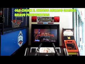 Chuck E. Cheese's Old Arcade Games SEGA Brave Firefighters