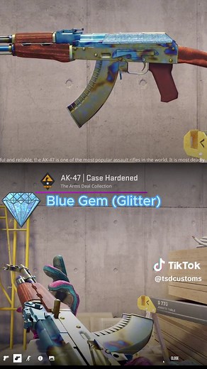 Craft Blue Gem ak-47 Case Hardened from CS2 stickers #cs2 #cs #csgo #cs2stickers #cs2moments #cs2funny #cs2memes #cs2funny #cs2skins #skins #cs2craft #craftstickers