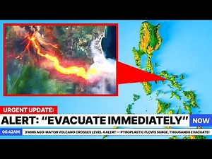 3 MINS AGO: Mayon Volcano CROSSES LEVEL 4 ALERT — Pyroplastic Flows Surge, Thousands Evacuate!