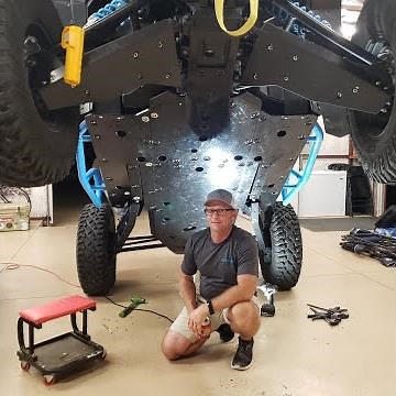 Polaris RZR 1000turbo S super atv Skidplate installation. Do it right.
