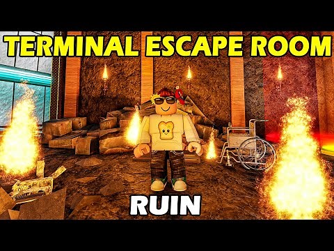 TERMINAL ESCAPE ROOM *How to Escape The Ruin* FULL WALKTHROUGH [Roblox]