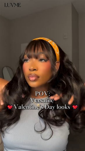 Loose Body Wave Wig sets the mood with soft, romantic movement. 💜Hair:Luvme All-Day Comfort™ Wig 180% Density Loose Body Wave Glueless 7x6 Closure HD Lace Human Hair Wig with Bangs Pre-Cut Lace #luvme #luvmehair #luvmeforyou #wiglove #workhair #officehair #WigSlay #WigStyle #WigInstall #HairTransformation #EverydayWig #BeginnerFriendlyWig #AlldayComfort #Valentinesday | Luvme Hair