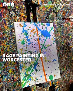 Do you fancy throwing paint at the walls? It’s called rage painting and you can do just that at Splasherist Worcester ! 🎨 #painting #art #worcester #worcestershire | BBC Hereford & Worcester