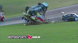 This crash is nasty but the reaction from the driver is gold 😳😂 | Motorsports TV