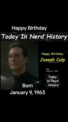 Happy birthday Joseph Culp, born January 9, 1963.