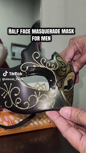 Colorful Half Face Masquerade Mask for Men