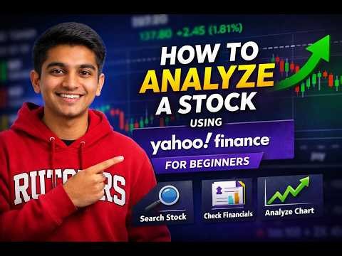 How to Analyze a Stock Using Yahoo Finance | Beginner Tutorial