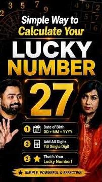 Yeh Hai Aapka Lucky Number #luckynumber #numerology #shorts #shortsfeed #astrology