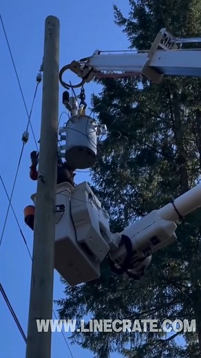 31K views · 244 reactions | Transformer installation ⚡ Credits @next_powerline #LineWork #lineworker #lineworkers #EssentialWorkers #linemanstrong #mfjl #journeyman #journeymanlineman | LineCrate | Facebook