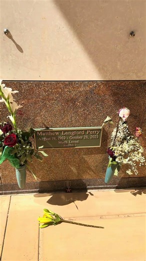 Final resting place of Matthew Perry
