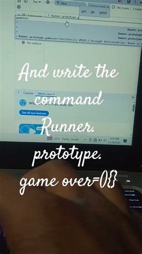 How to hack dinosaur game