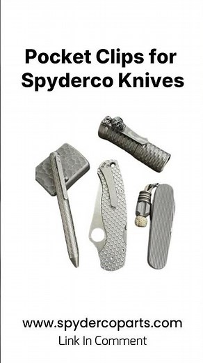 Pocket Clips for Spyderco Knives