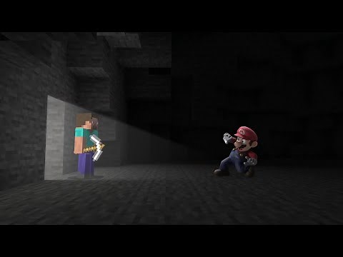 Super Smash Bros Ultimate x Minecraft: Official Steve Reveal Trailer [4K 60FPS]
