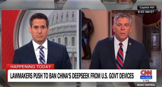 The CCP continues to play by a different set of rules and standards. I joined CNN to explain why we cannot allow the CCP to use DeepSeek as another opportunity to steal sensitive government or personal data. | Rep. Darin LaHood