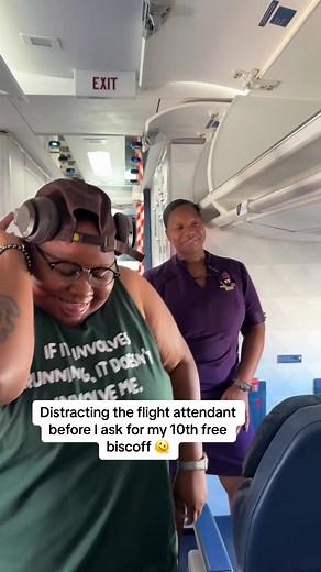 Distracting the Flight Attendant for Biscoff | Comedy POV