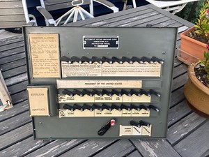 Vintage Voting Machine 1950 Automatic Voting Machine Corp. Instruction Model W/ Stand Election Political History Michigan Industrial Decor - Etsy