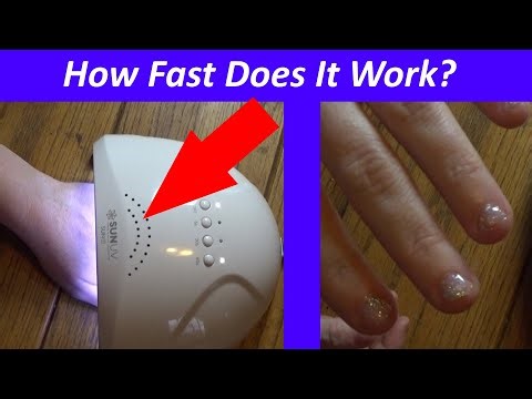 SunUV Nail Lamp (Review/Test/Instructions) Easy To Assemble/Use Manicure Gel Light? Christmas Gift?