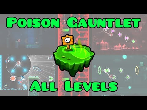Poison Gauntlet (ALL LEVELS) | Geometry Dash Gauntlet #3