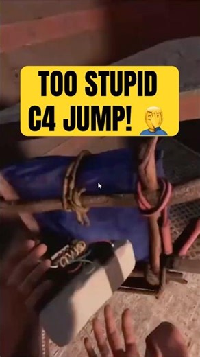 Oh SH*T! Dropped C4 and can’t jump out ! (Rust Fail) #Rust #Gaming #RustShorts #GamerFail